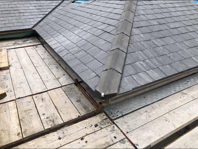 New build roof valley flashing detail
